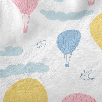 Flying Hot Air Balloon Minky