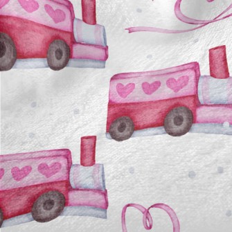 Ribbon Love Train Minky