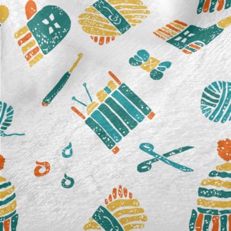 Finished Knitted Hat Minky