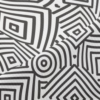 Geometric Maze Piqué