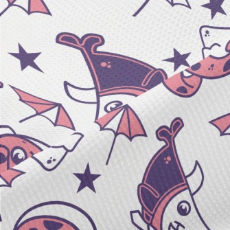 Funny Shark Octopus Piqué