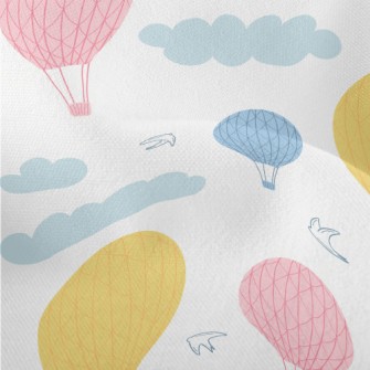 Flying Hot Air Balloon Lightweight Performance Linen