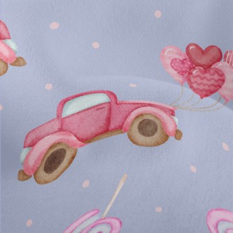 Romantic Hearts Balloon Car Lightweight Performance Linen