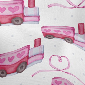 Ribbon Love Train Lightweight Performance Linen