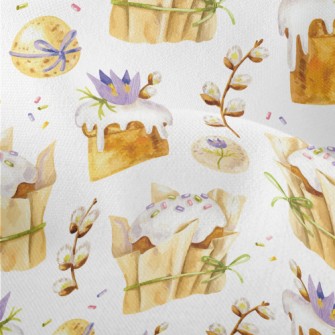 Crown Shape Cake Lightweight Performance Linen