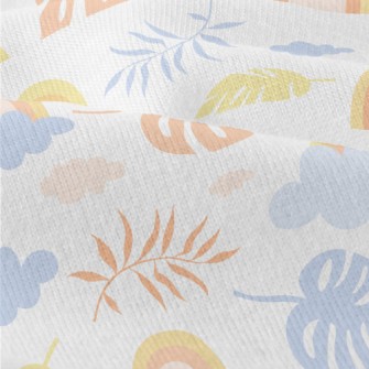 Rainbow And Palm Trees Modern Jersey