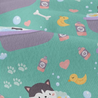 Puppy Who Loves Bathing Modern Jersey