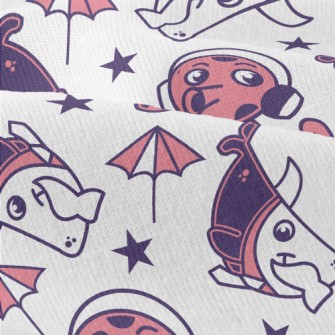 Funny Shark Octopus Modern Jersey