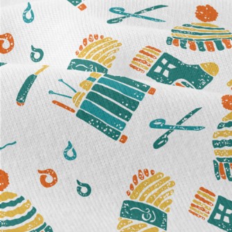 Finished Knitted Hat Modern Jersey