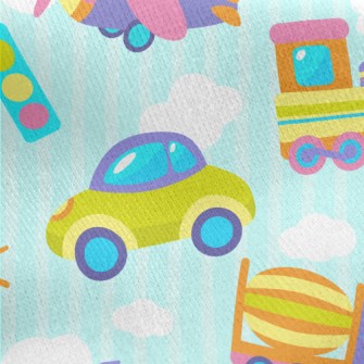 Colorful Toys Jersey Backed Fleece