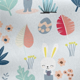 Easter Egg Hunt Jersey Backed Fleece