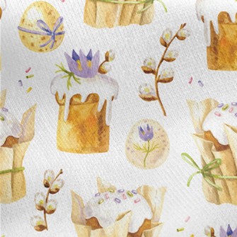 Crown Shape Cake Jersey Backed Fleece