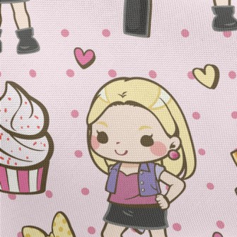 Handsome Girls Love To Dress U Pongee