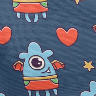 Big Eyed Monster Pongee