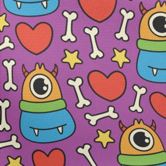 Cute One-eyed Monster Pongee