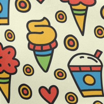 Delicious Ice Cream Pongee