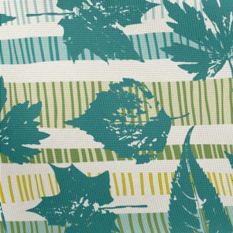 Artistic Arrangement Of Leaves Pongee