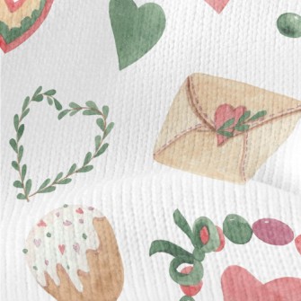 Christmas Decorations Stretch Jersey