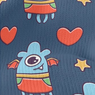 Big Eyed Monster Stretch Jersey