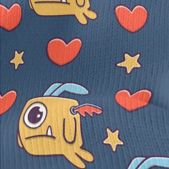 One-eyed Monster With Rabbit E Stretch Jersey