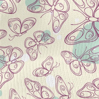 Elegant Butterfly Stretch Jersey