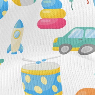 Transportation Toys Stretch Jersey