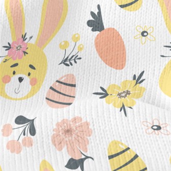 Beautiful Flowers And Cute Rab Stretch Jersey