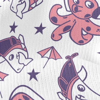 Funny Shark Octopus Stretch Jersey