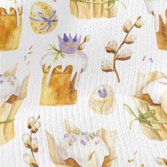 Crown Shape Cake Stretch Jersey