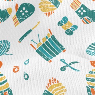 Finished Knitted Hat Stretch Jersey