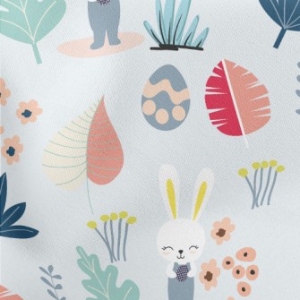 Easter Egg Hunt Lightweight Cotton Poplin