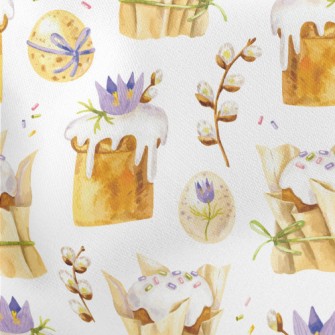 Crown Shape Cake Lightweight Cotton Poplin