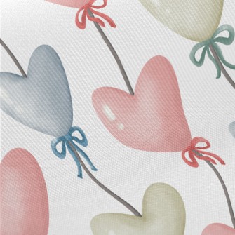 A String Of Hearts Midweight Cotton Poplin