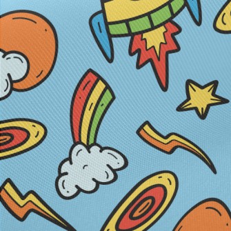 Kawaii Rocket Midweight Cotton Poplin