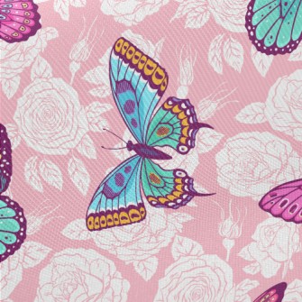 Gorgeous Butterfly Midweight Cotton Poplin