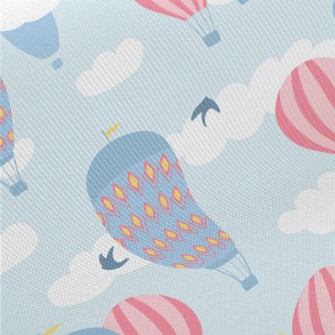 Leisurely Hot Air Balloon Tour Midweight Cotton Poplin