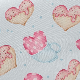 Sweetheart Cookie Coffee Midweight Cotton Poplin