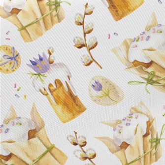 Crown Shape Cake Midweight Cotton Poplin