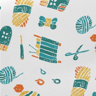 Finished Knitted Hat Midweight Cotton Poplin