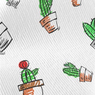 Succulent Cactus Potted Plants Standard Corduroy