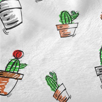 Succulent Cactus Potted Plants Minky