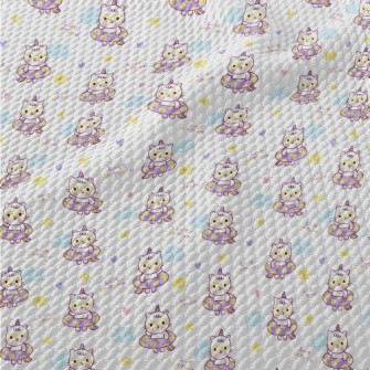 Unicorn Swimming Ring Cat Birdseye Piqué