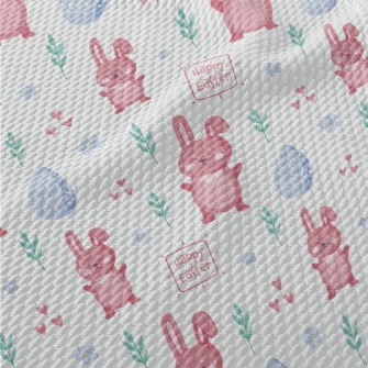 Easter Egg Bunny Birdseye Piqué
