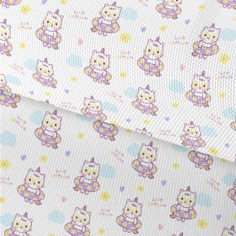 Unicorn Swimming Ring Cat Waterproof Oxford