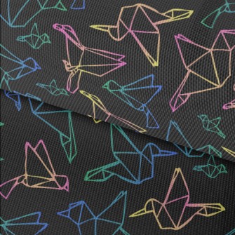 Gradient Line Paper Crane Waterproof Oxford