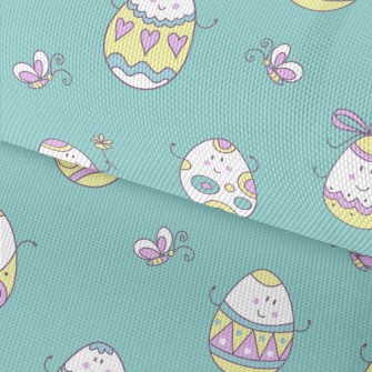 Anthropomorphic Painted Eggs Waterproof Oxford