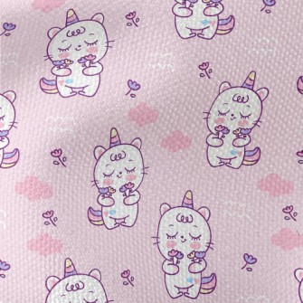 Super Cute Unicorn Kitten Waterproof Canvas