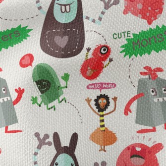 Various Mischievous Little Mon Waterproof Canvas