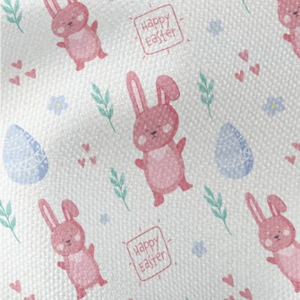 Easter Egg Bunny Waterproof Canvas