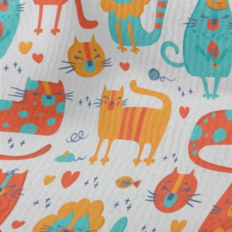 Bright Color Cat Terry
